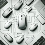 "Comparativo de mouses com conectividade múltipla, destacando suas funcionalidades e compatibilidade com vários dispositivos, ideal para profissionais e gamers que utilizam diferentes plataformas."